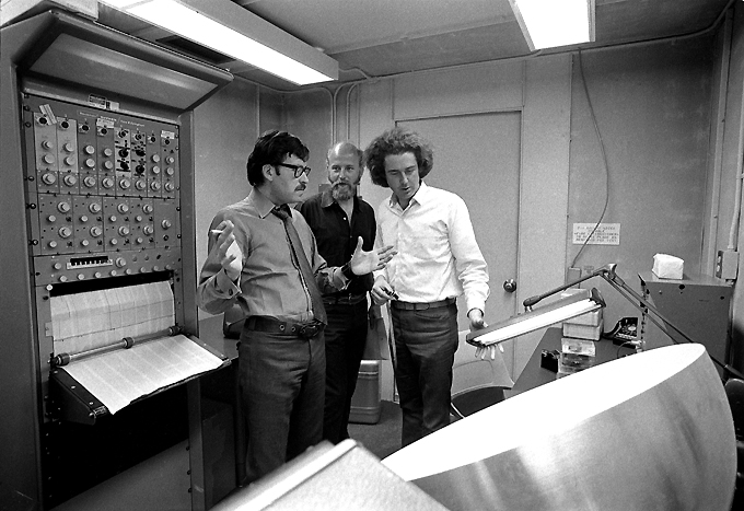 Maurice Tuchman, Robert Irwin and James Turrell