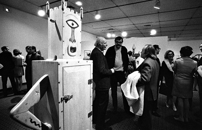 Sam Francis, John Baldessari at Westermann exhibition LACMA