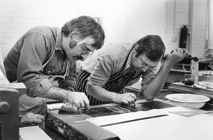 Ken Tyler and Jasper Johns